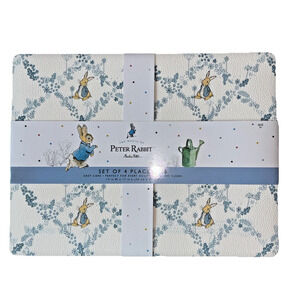 Peter Rabbit Set of 4 Placemat Placemats Easter Spring Easy Clean Beatrix Potter
